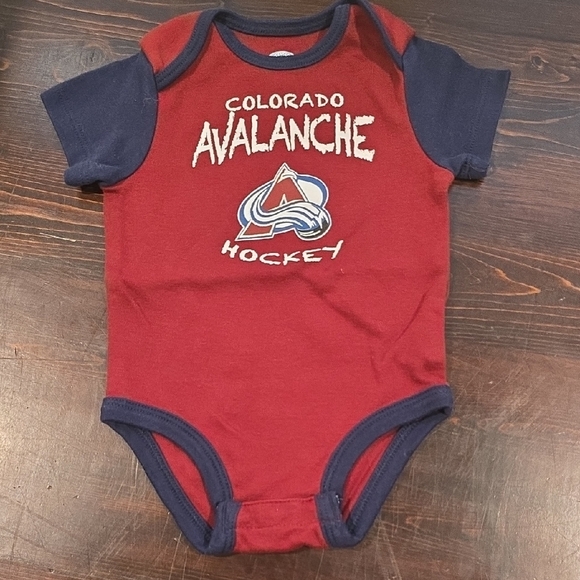 NHL Red and Blue Bodysuit with Colorado Avalanche Logo - Picture 1 of 2